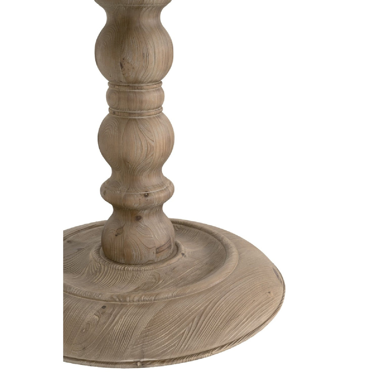 Gray Pine Round Dining Table | Living Essentials Chelsea – alternate view 9