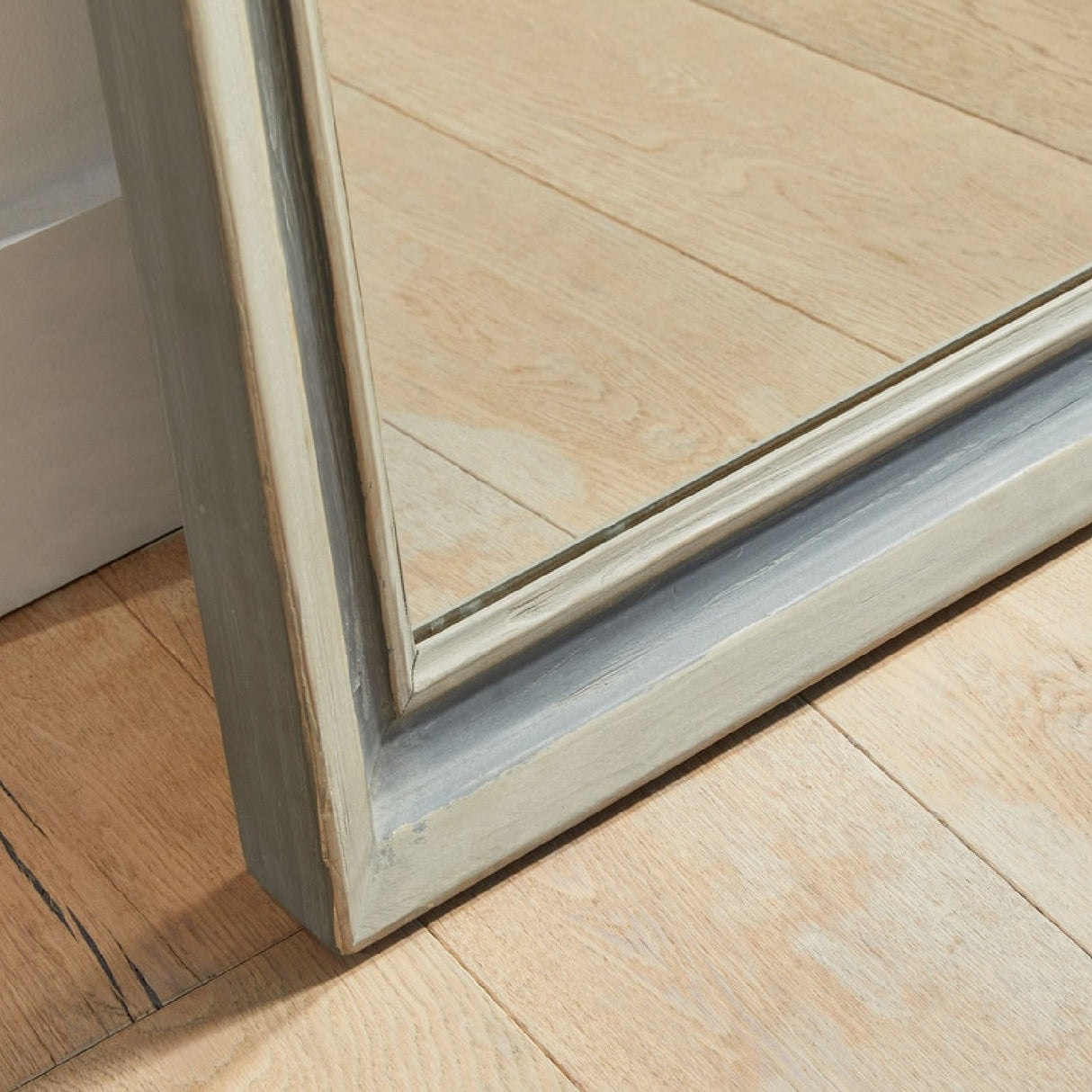 Two-Toned Pine Mirror | Living Essentials Caden