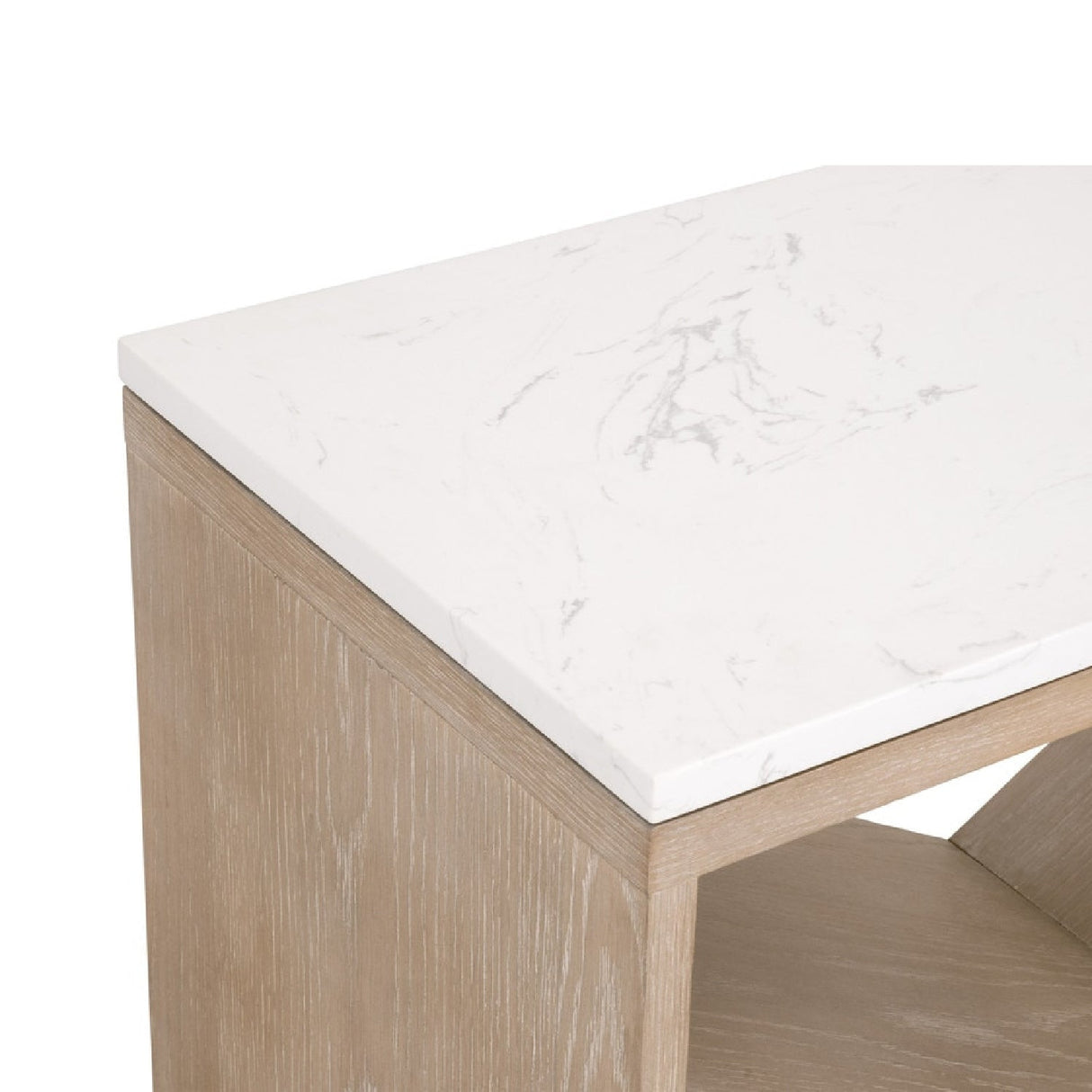 Crisscross Oak Console Table | Living Essentials Cellar – alternate view 6
