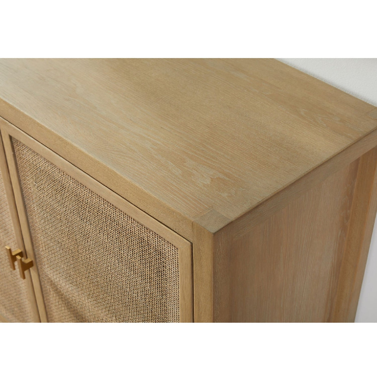 4-Door Gray Cane Media Sideboard | Living Essentials Carina – alternate view 14