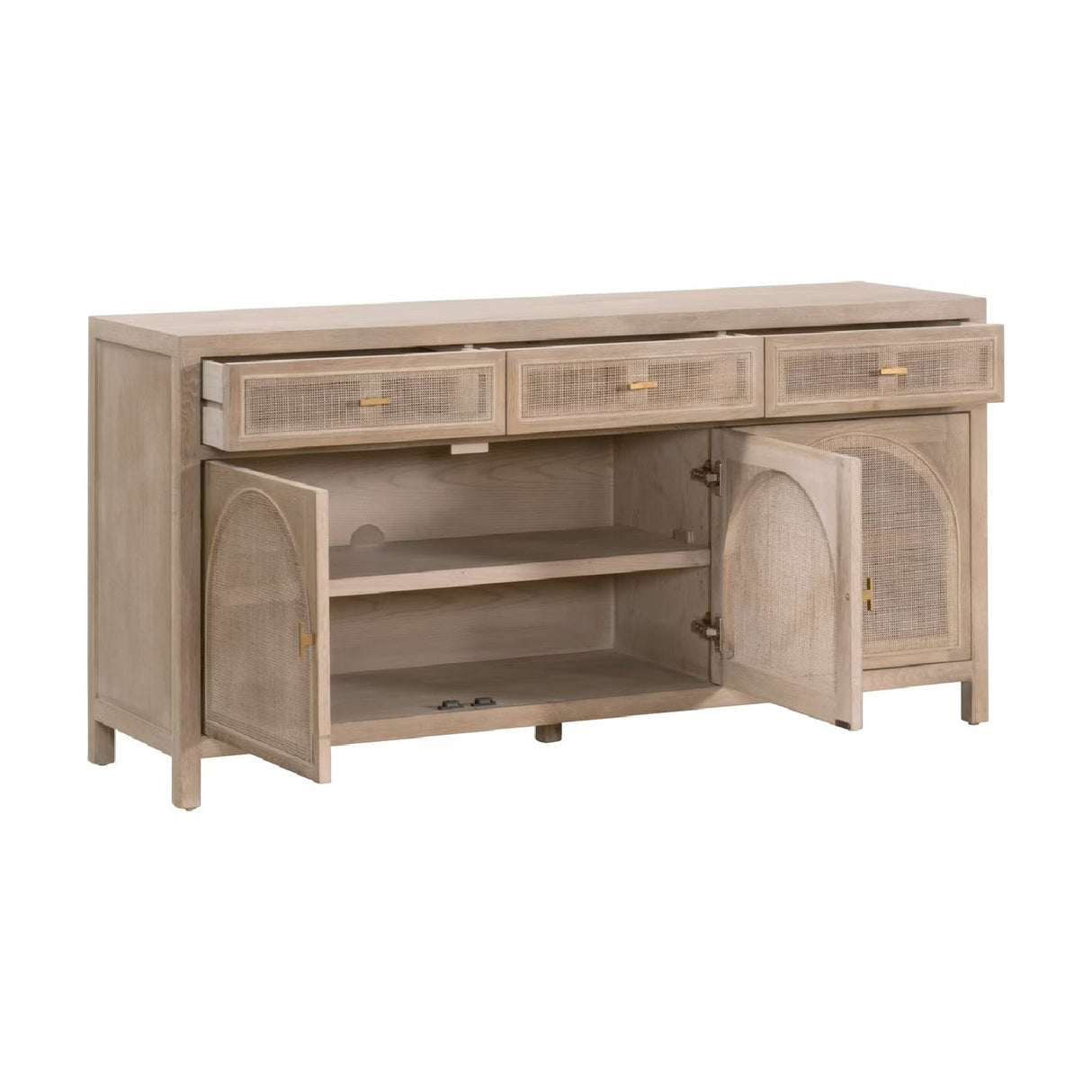 Modern European furniture - Smoked Gray Oak Media Sideboard - www.oroa.com