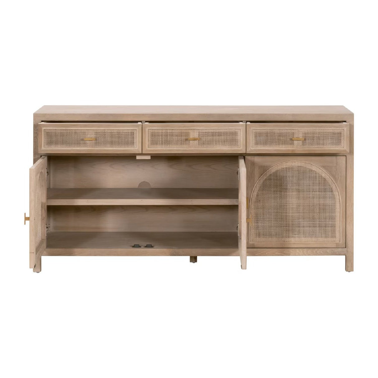 Modern European furniture - Smoked Gray Oak Media Sideboard - www.oroa.com