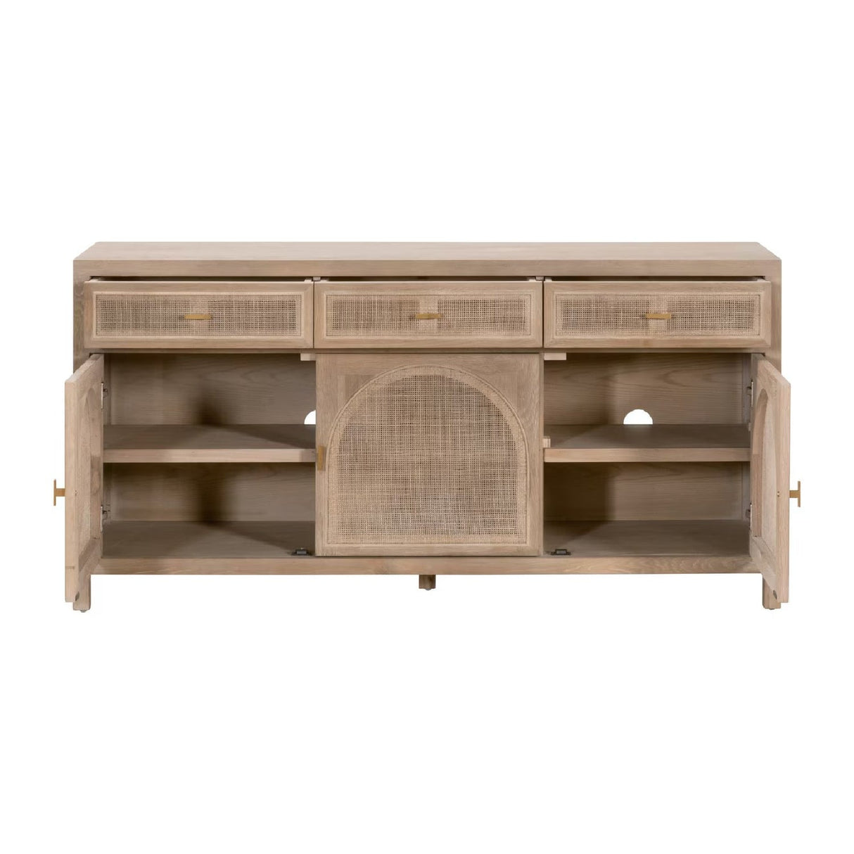 Modern European furniture - Smoked Gray Oak Media Sideboard - www.oroa.com