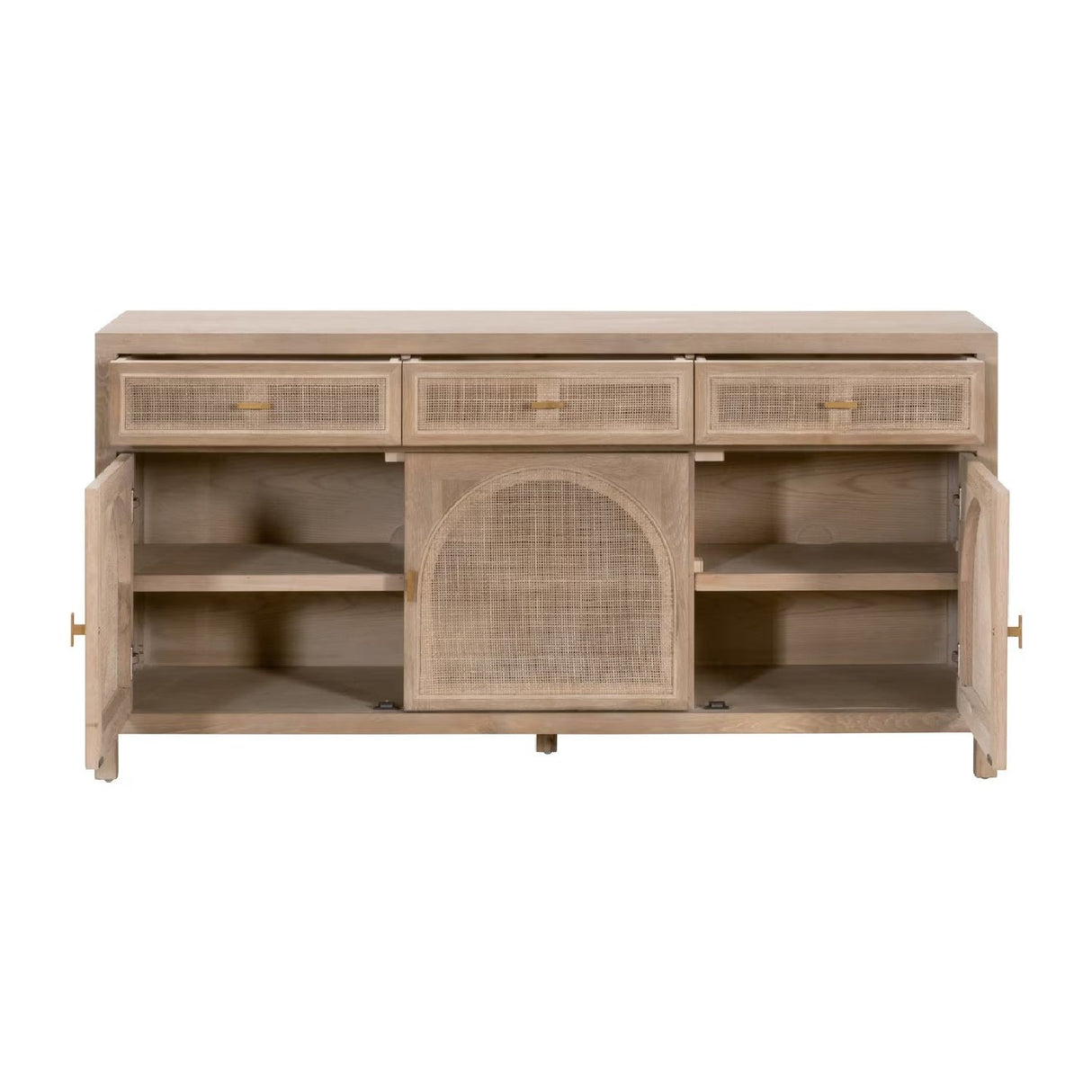 Modern European furniture - Smoked Gray Oak Media Sideboard - www.oroa.com