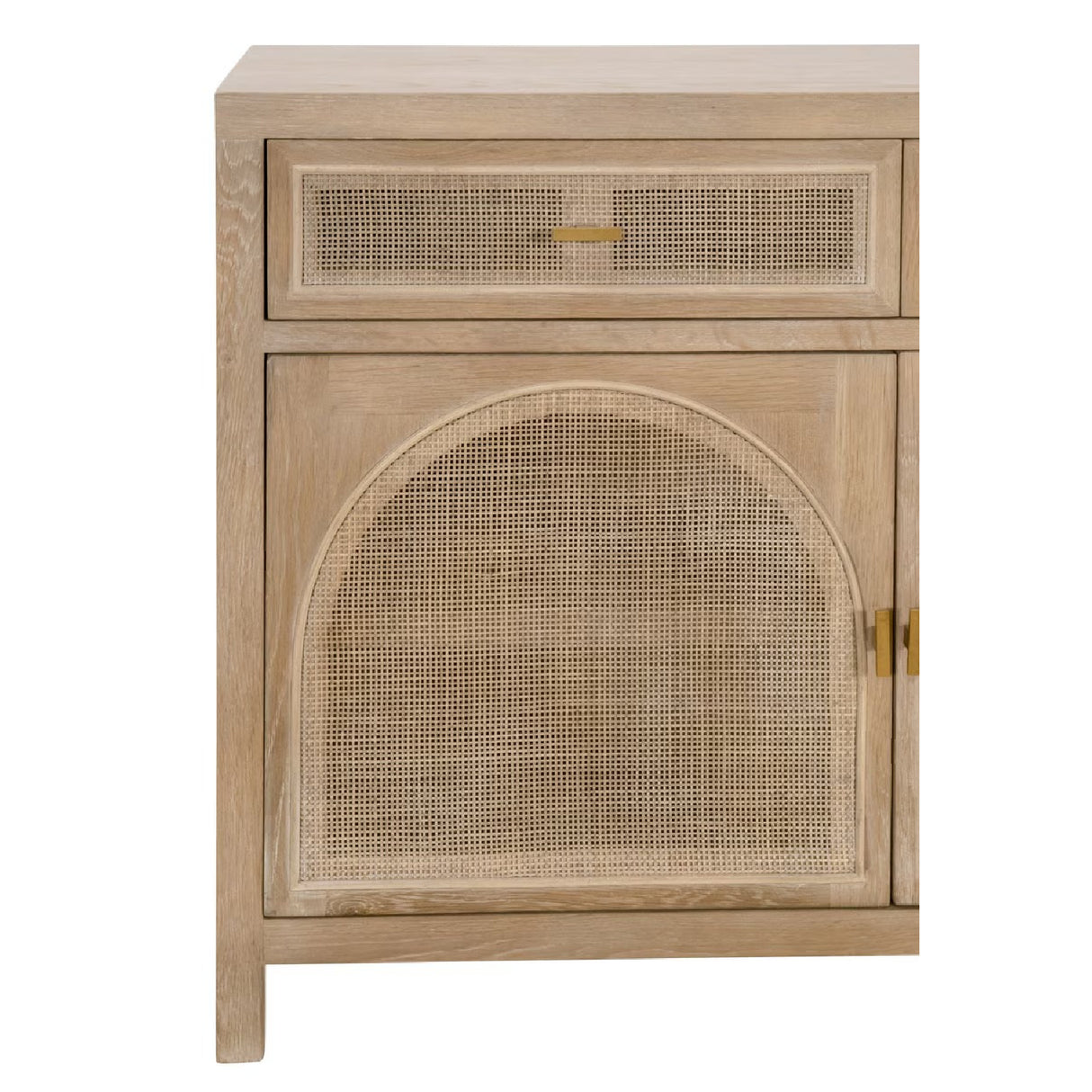Smoked Gray Oak Media Sideboard | Oroa.com