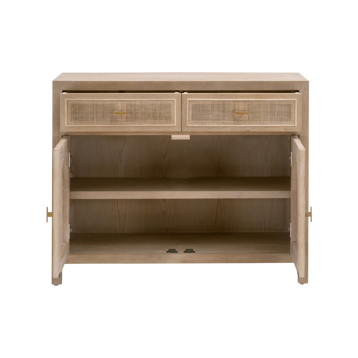 Modern European furniture - Smoked Gray Oak Media Cabinet - www.oroa.com