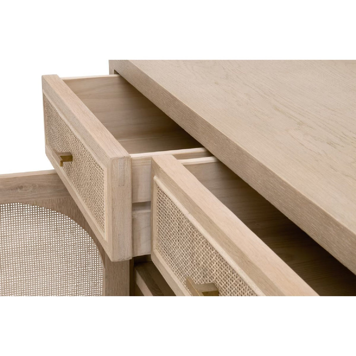 Modern European furniture - Smoked Gray Oak Media Cabinet - www.oroa.com