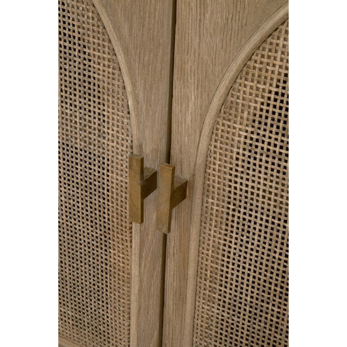 Modern European furniture - Smoked Gray Oak Media Cabinet - www.oroa.com