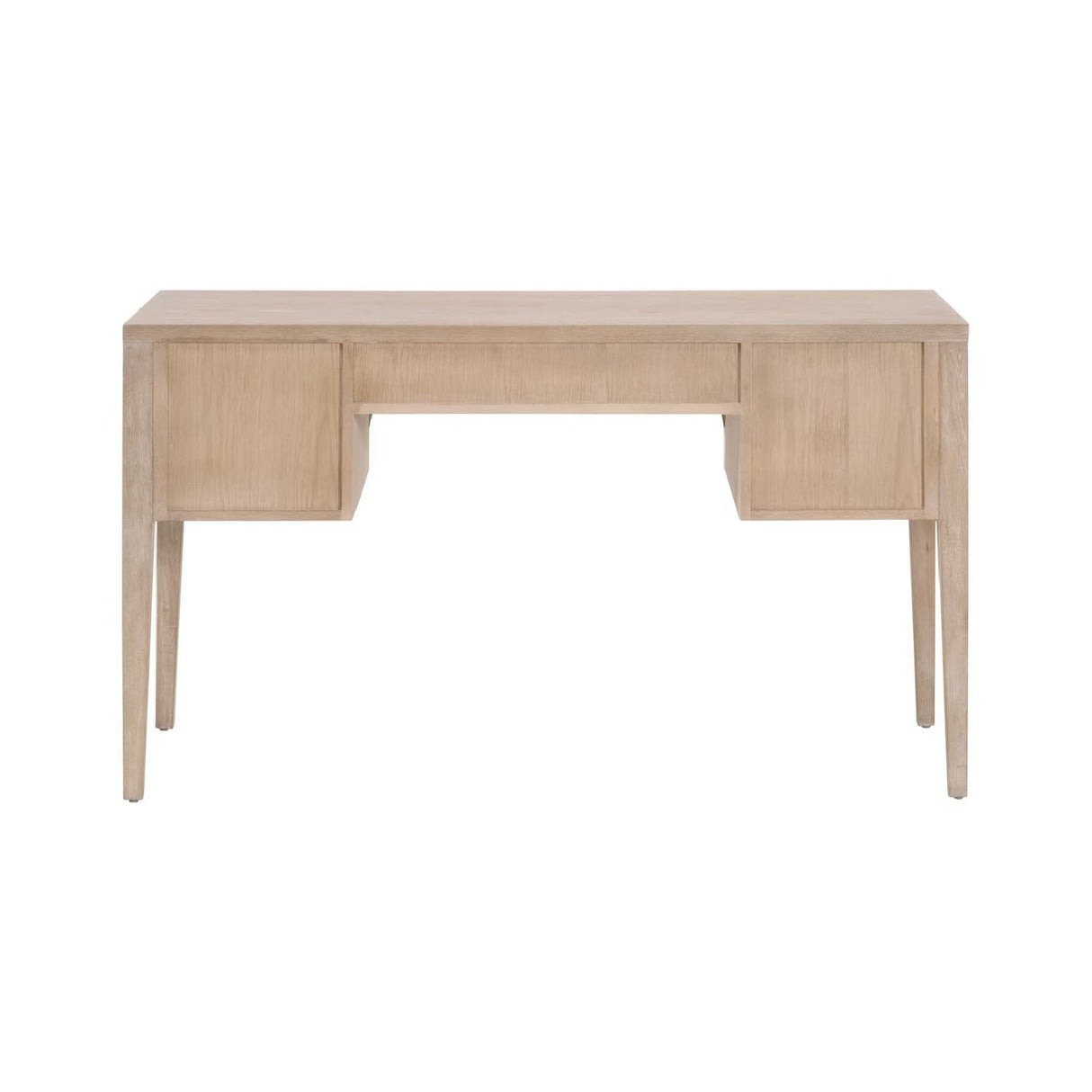 Modern European furniture - Gray Oak 5-Drawer Desk - www.oroa.com