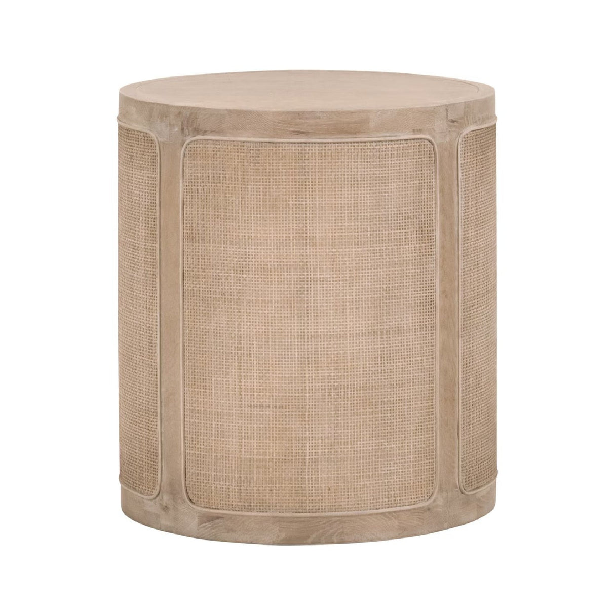 Modern European furniture - Gray Oak Cylindrical End Table - www.oroa.com