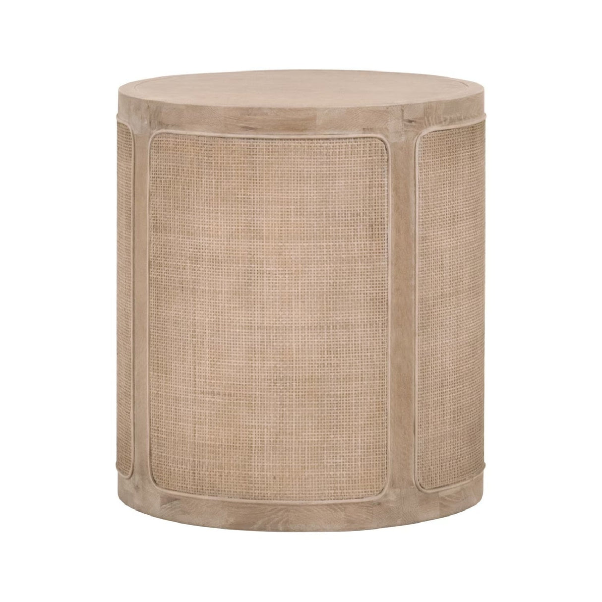 Modern European furniture - Gray Oak Cylindrical End Table - www.oroa.com