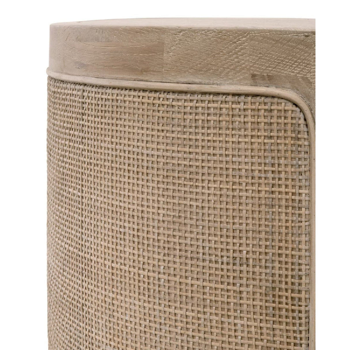 Modern European furniture - Gray Oak Cylindrical End Table - www.oroa.com