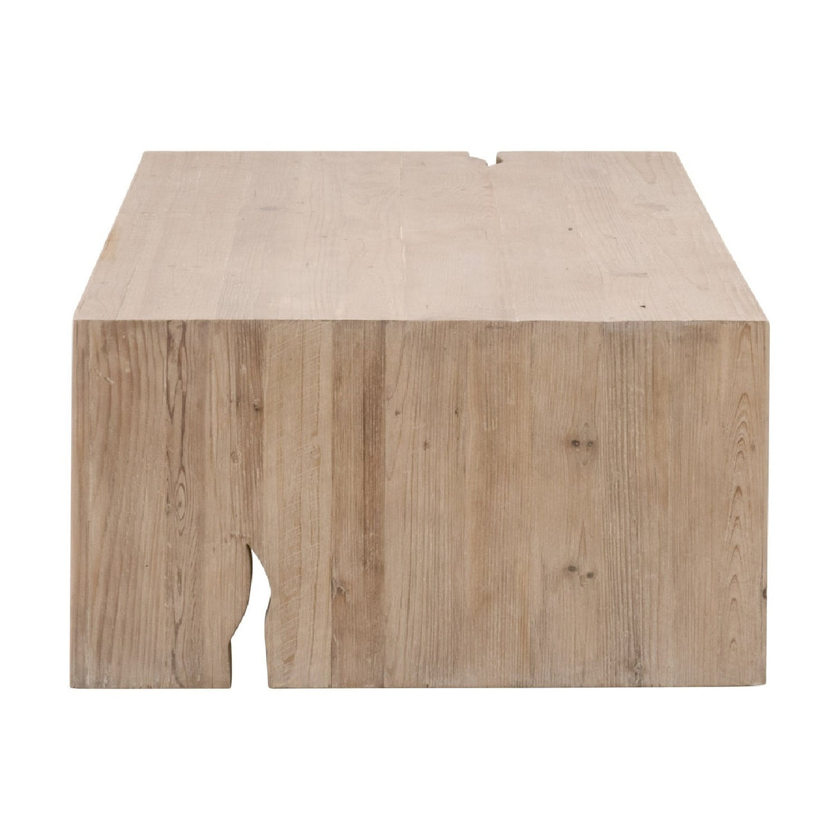 Natural Pine Wood Coffee Table | Living Essentials Reed – alternate view 5