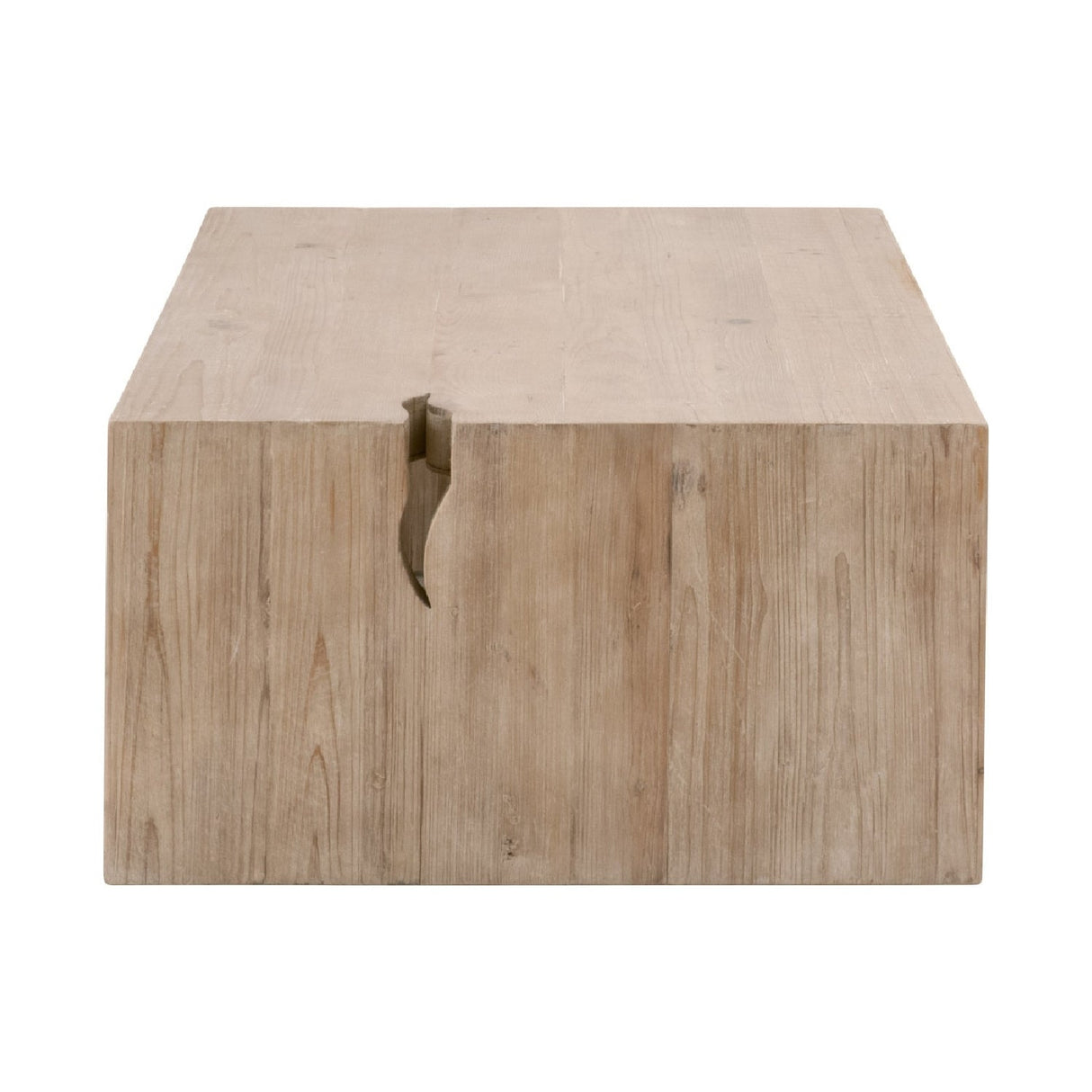 Natural Pine Wood Coffee Table | Living Essentials Reed – alternate view 6