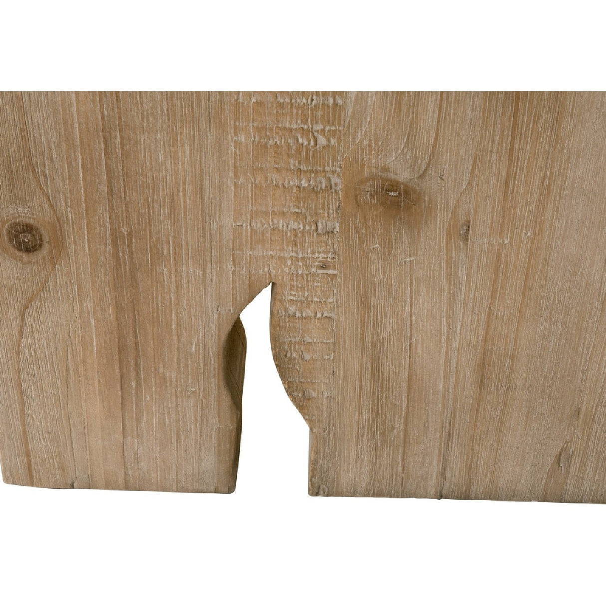 Natural Pine Wood End Table | Living Essentials Reed – alternate view 8