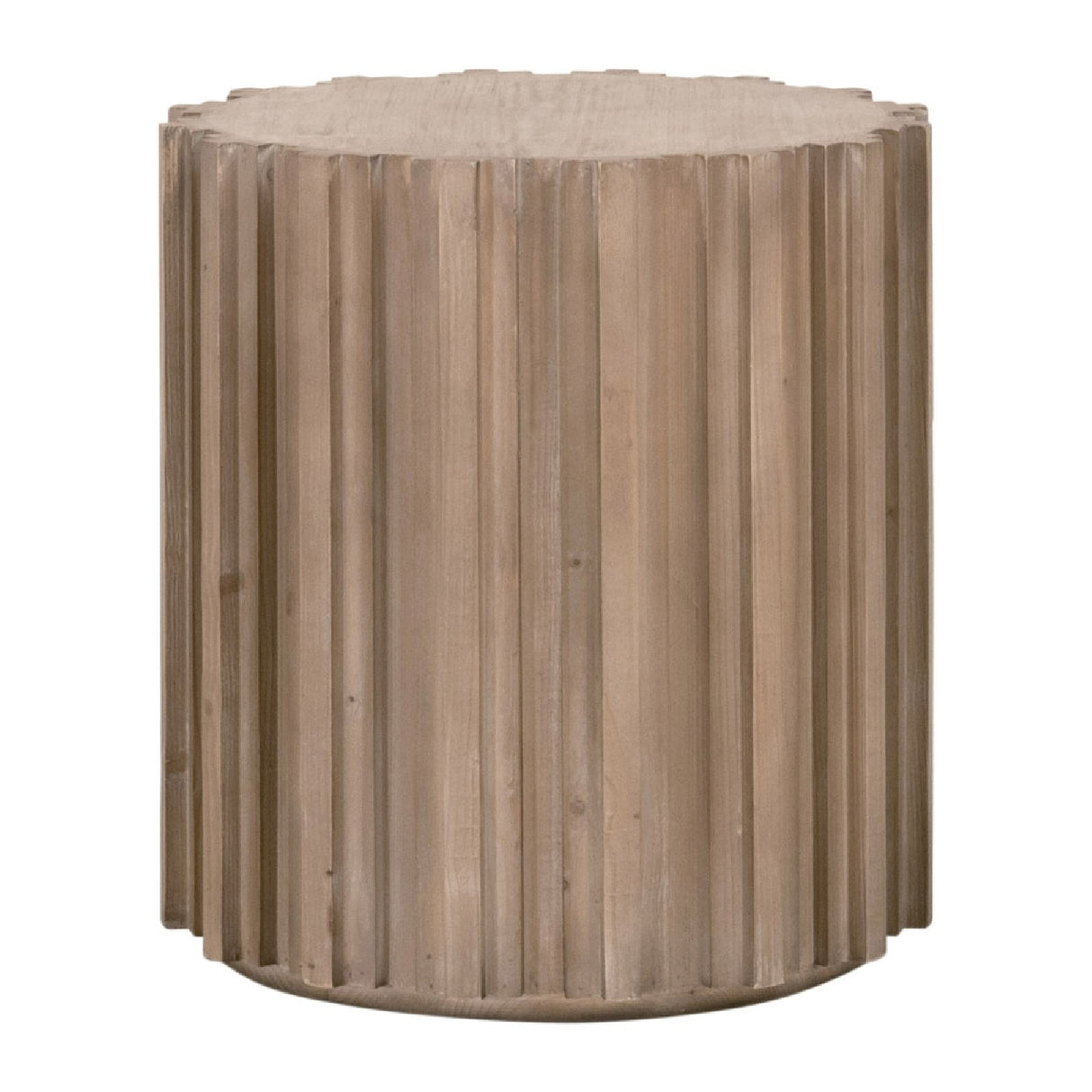 Fluted Pine End Table | Living Essentials Roma – alternate view 9