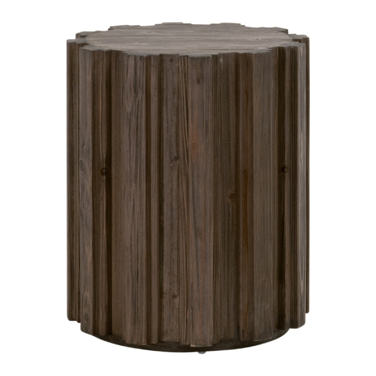 Fluted Pine Accent Table | Living Essentials Roma – alternate view 15