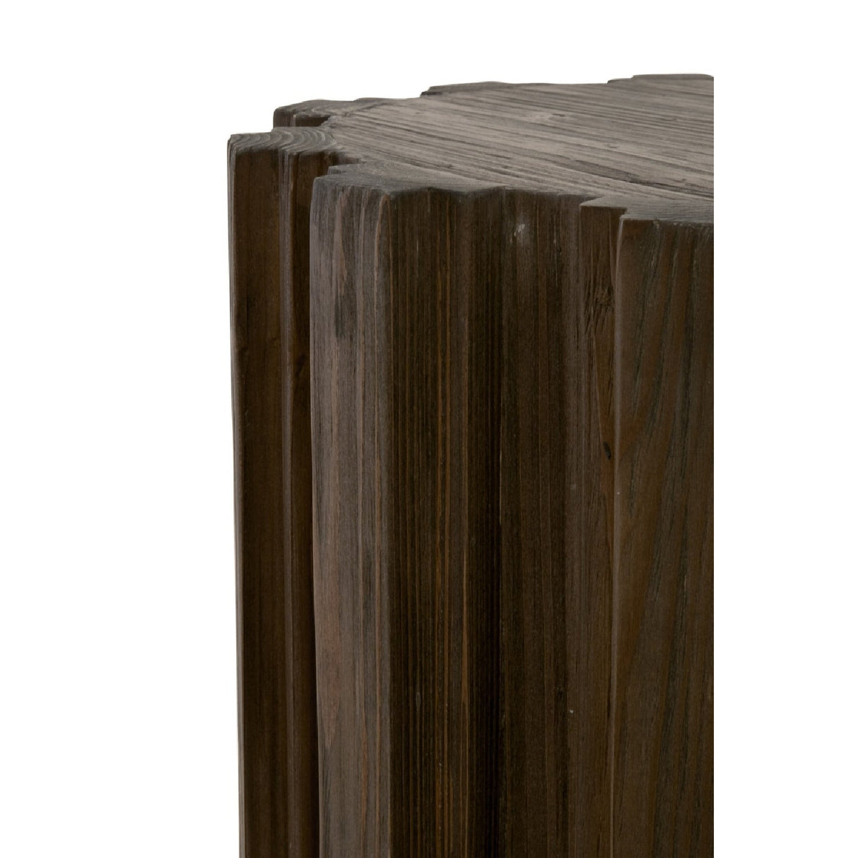 Fluted Pine Accent Table | Living Essentials Roma – alternate view 16