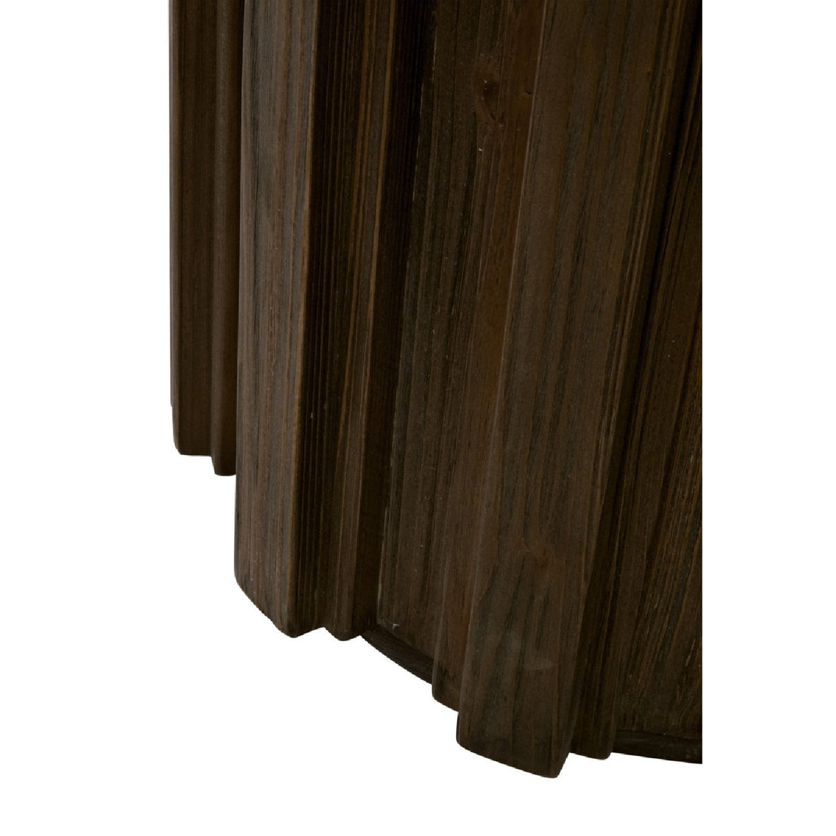 Fluted Pine Accent Table | Living Essentials Roma – alternate view 17