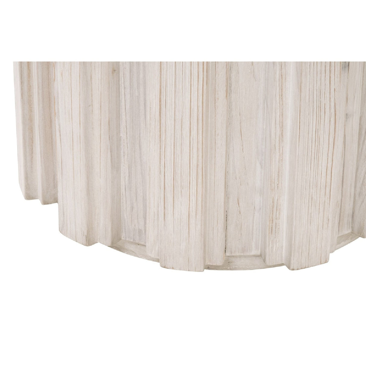 Fluted Pine Accent Table | Living Essentials Roma – alternate view 6