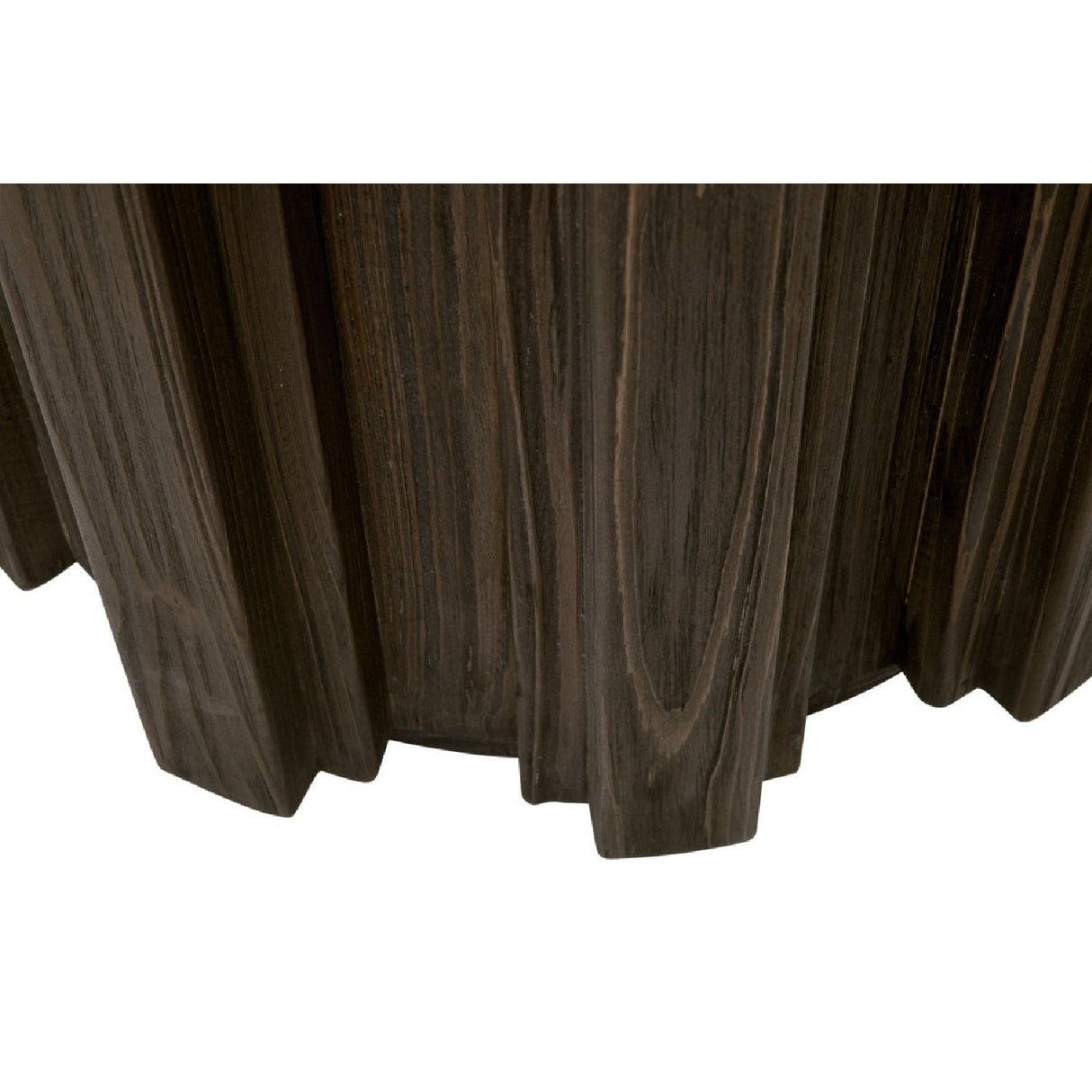 Fluted Pine Accent Table | Living Essentials Roma – alternate view 18