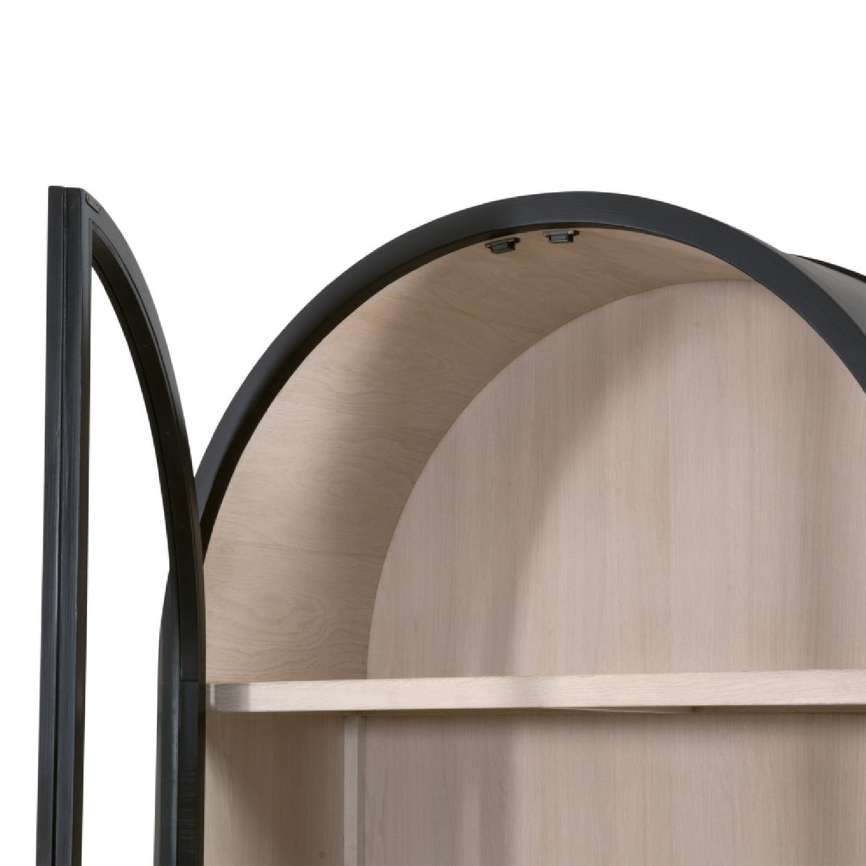 Black Birch Arched Display Cabinet | Oroa.com