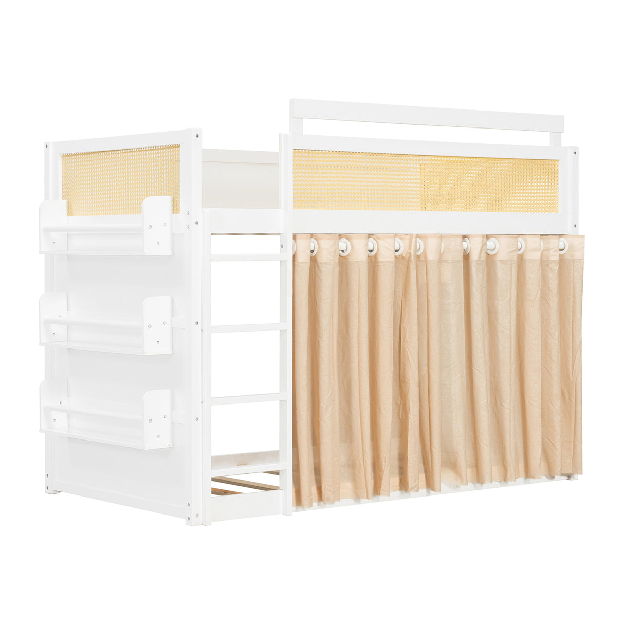 Wooden Bunk Bed with Storage | OROA Kids