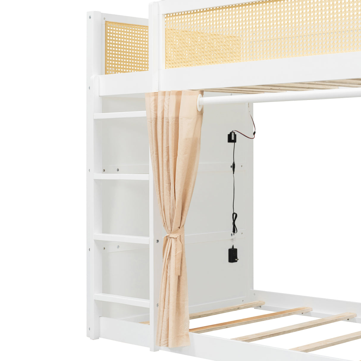 Wooden Bunk Bed with Storage | OROA Kids