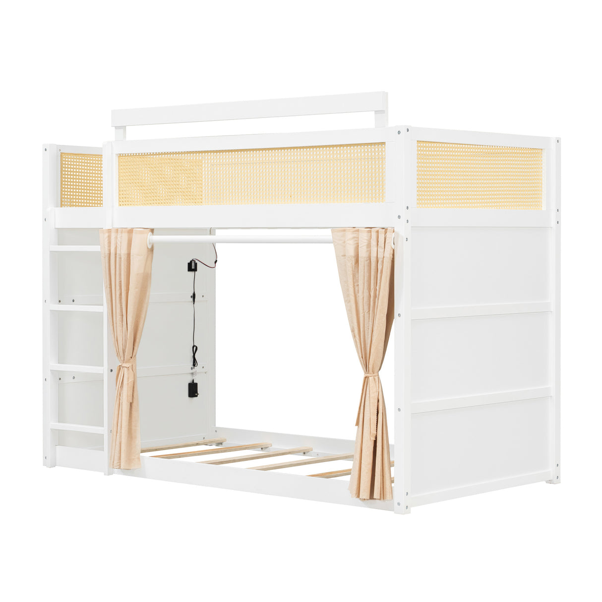 Wooden Bunk Bed with Storage | OROA Kids
