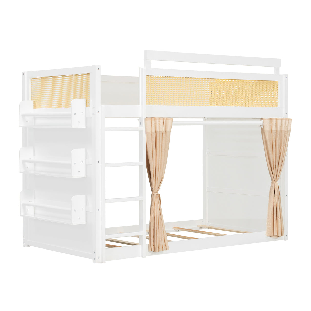 Wooden Bunk Bed with Storage | OROA Kids