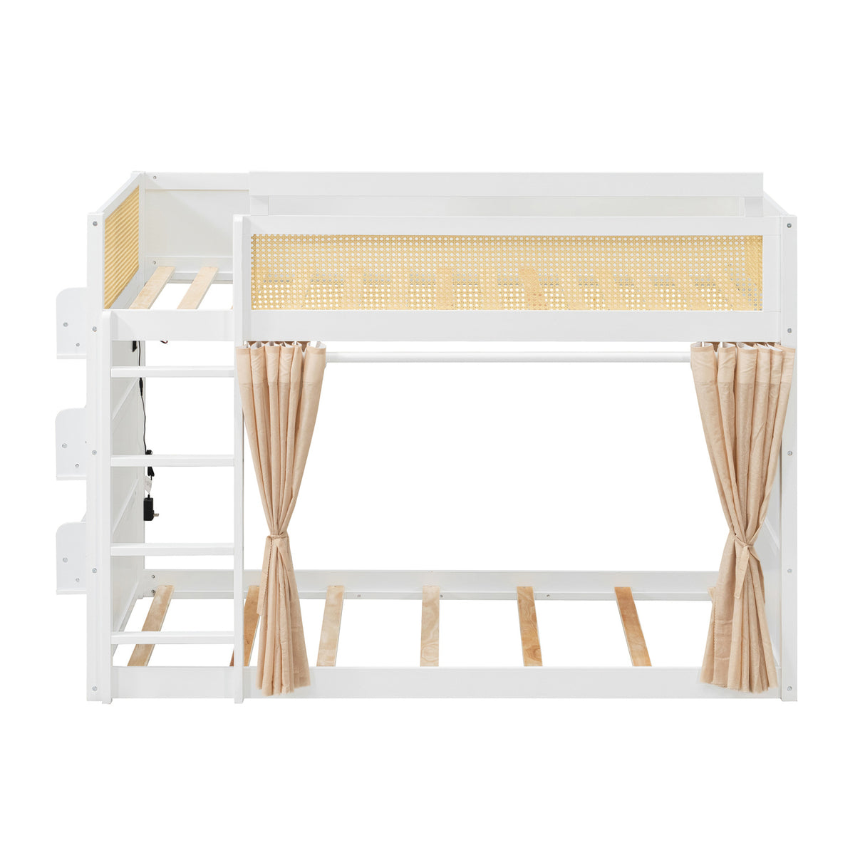 Wooden Bunk Bed with Storage | OROA Kids