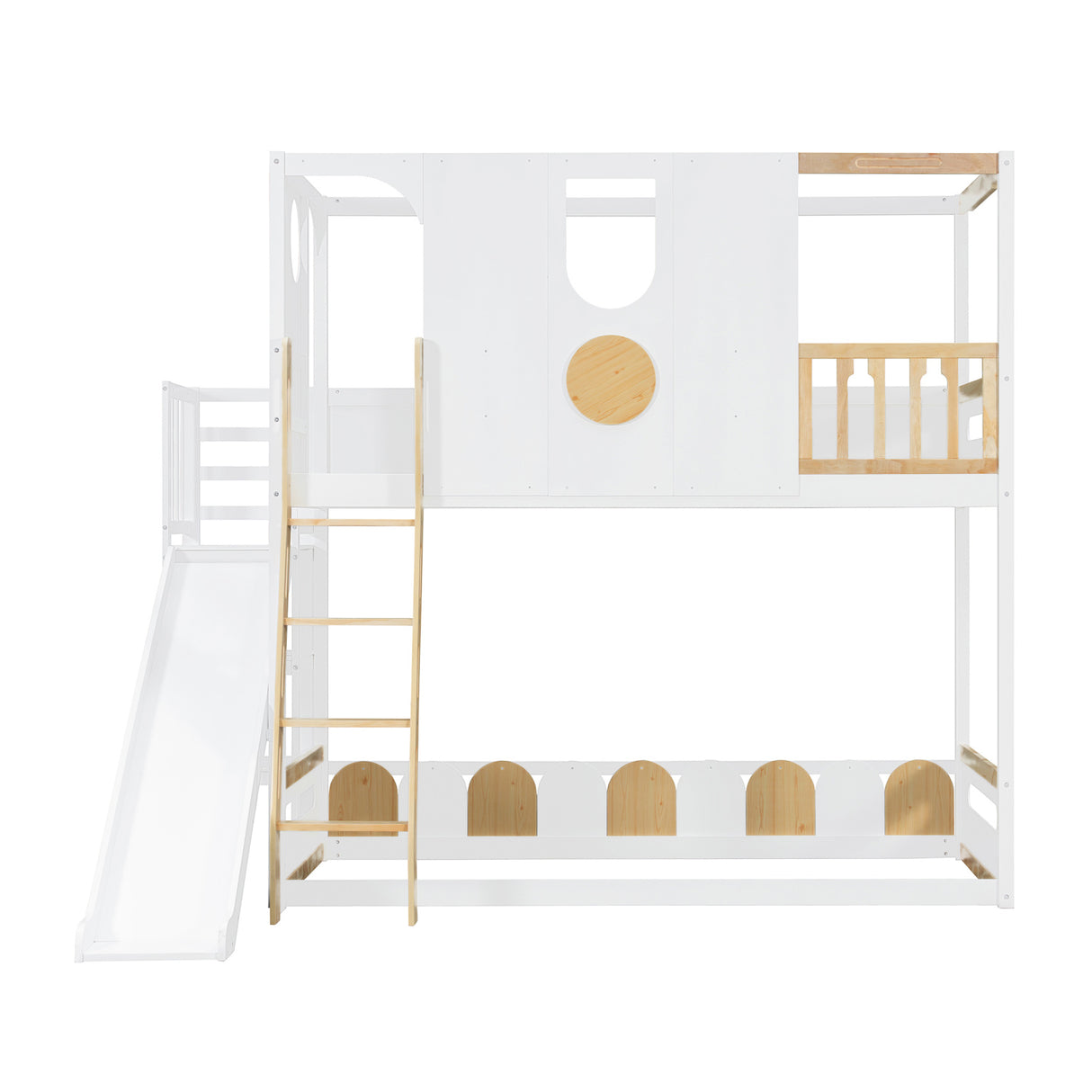 Twin Size Kids Loft Bed Play House Bunk Bed | OROA Kids