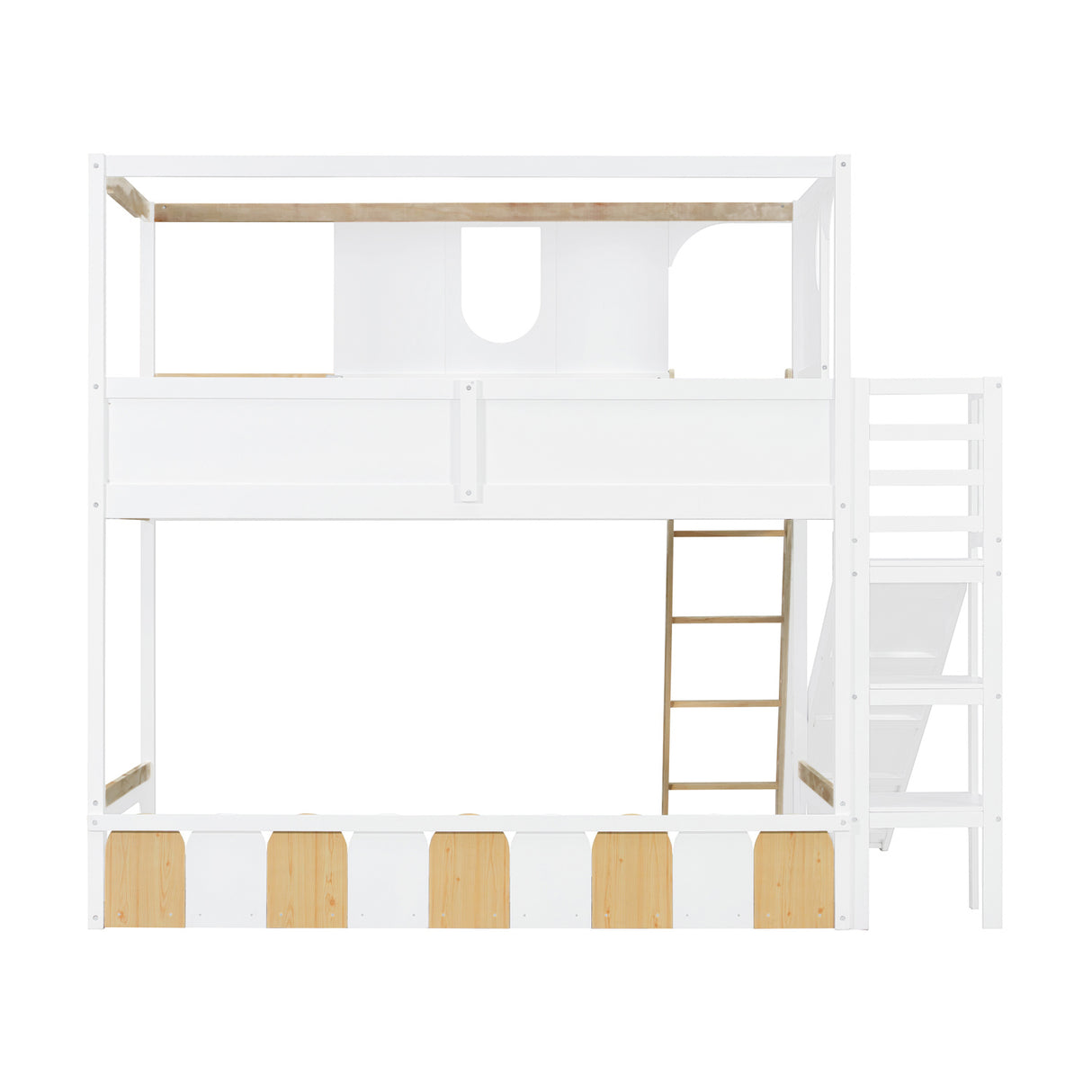 Twin Size Kids Loft Bed Play House Bunk Bed | OROA Kids