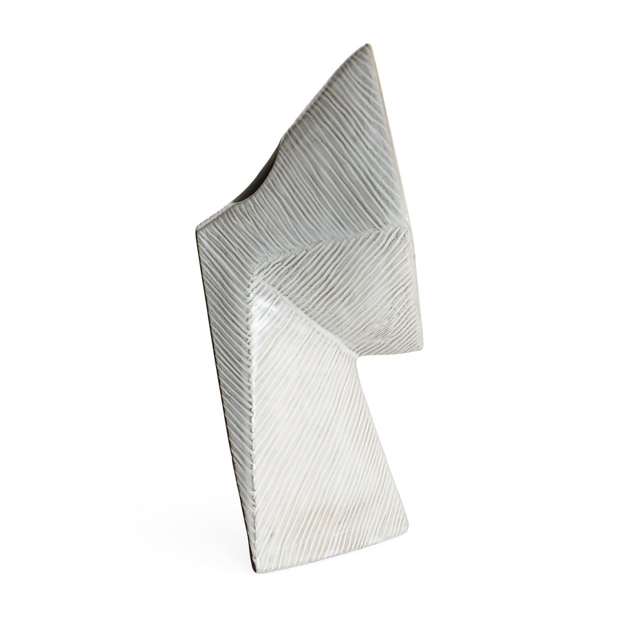 Red Glass Face Vase | Jonathan Adler Les Amis Le Flirt | Oroa.com