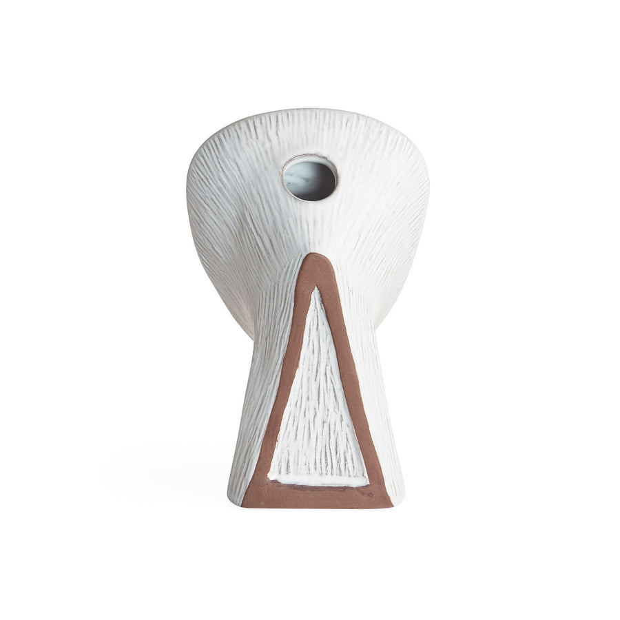 Green Glass Face Vase | Jonathan Adler Les Amis Le Surpris | Oroa.com