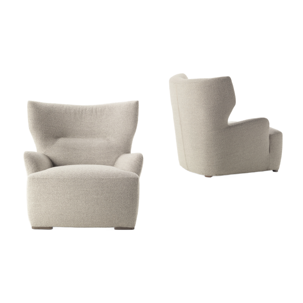 Wingback Upholstered Lounge Chair | Marac Alba