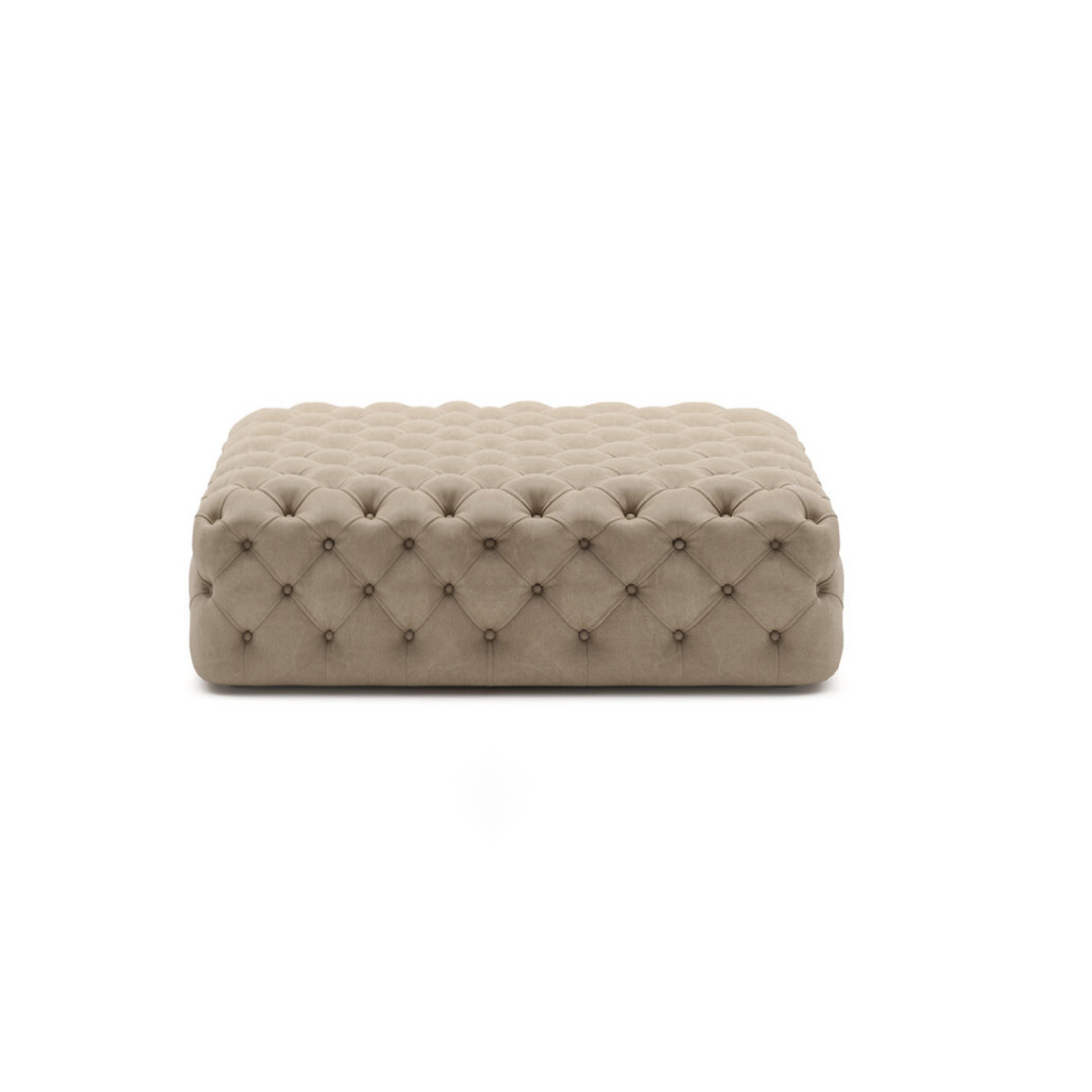 Square Tufted Ottoman | Marac Memory