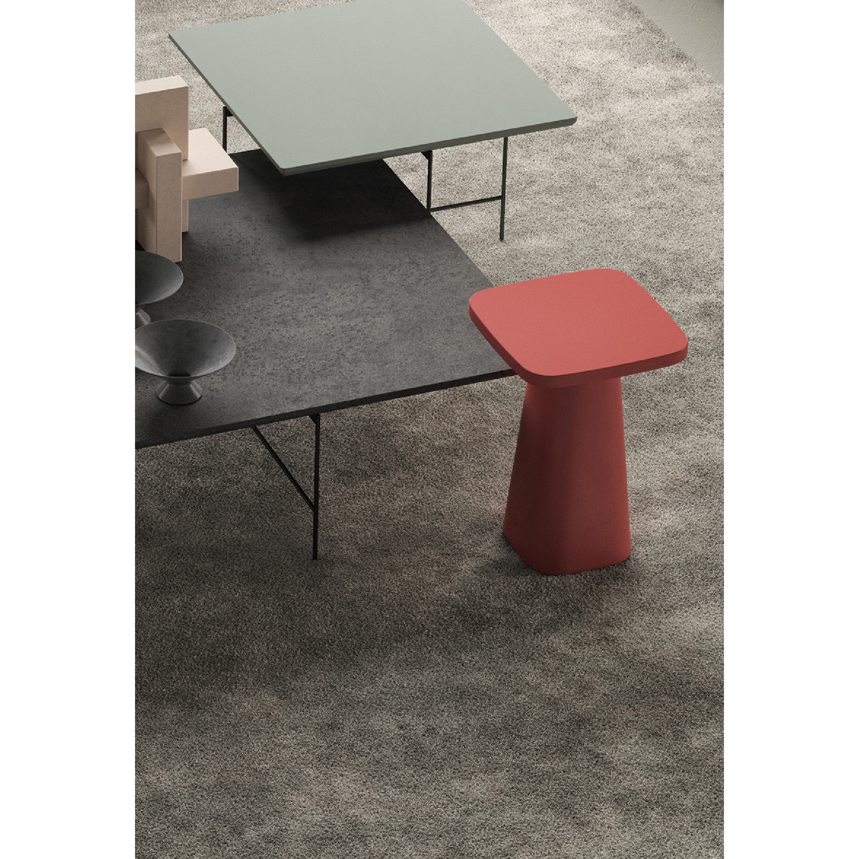 Lacquered Wood Side Table | Marac Mik