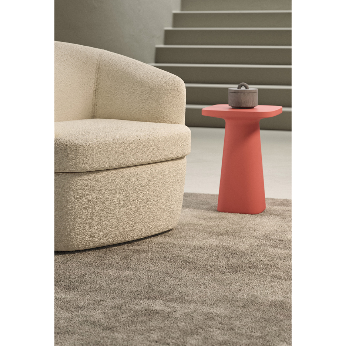 Lacquered Wood Side Table | Marac Mik