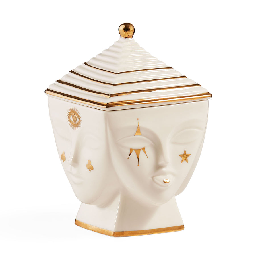 Porcelain Face Gilded Box | Oroa.com