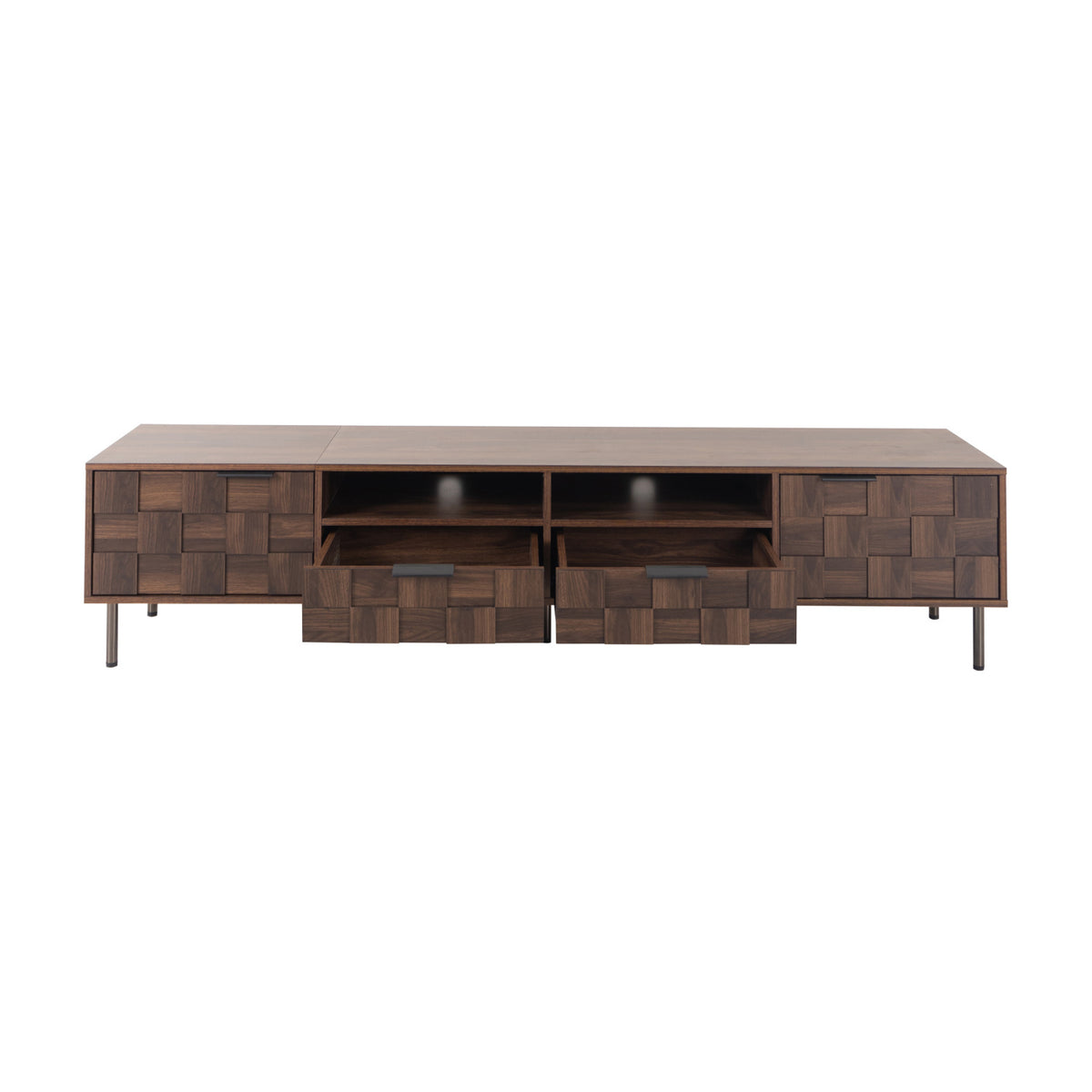 Modern European furniture - Dark Brown Media Unit - www.oroa.com