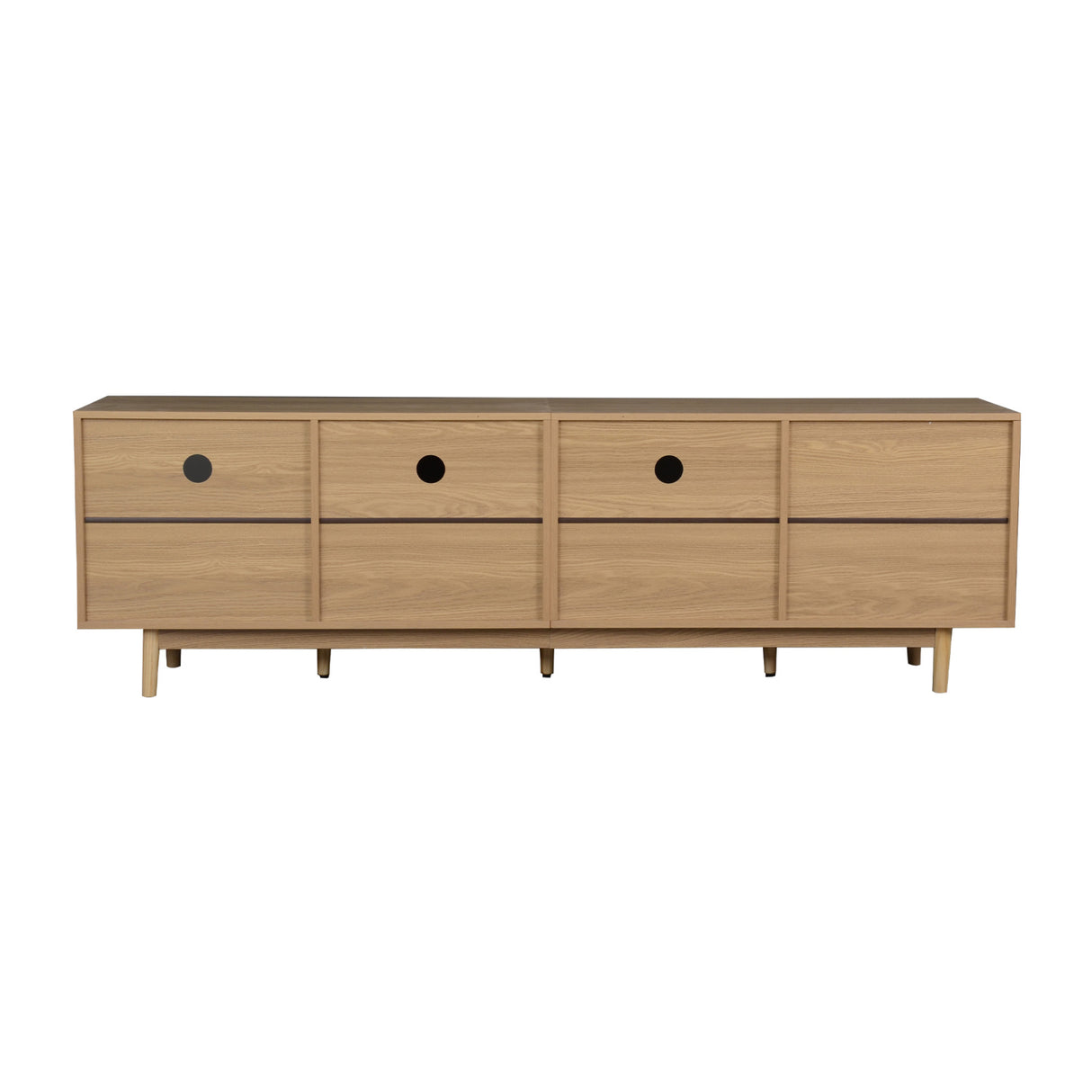 Modern Wood Media TV Console | OROA