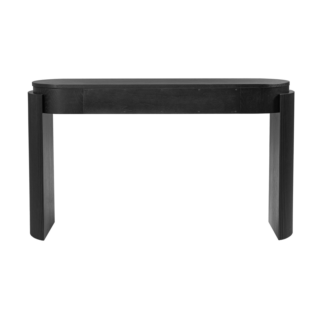 Black Natural Wood Console Table | OROA