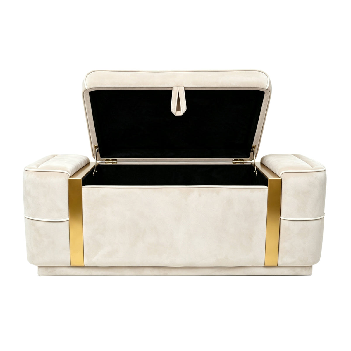 Modern Storage Bench Upholstered Ottoman | OROA