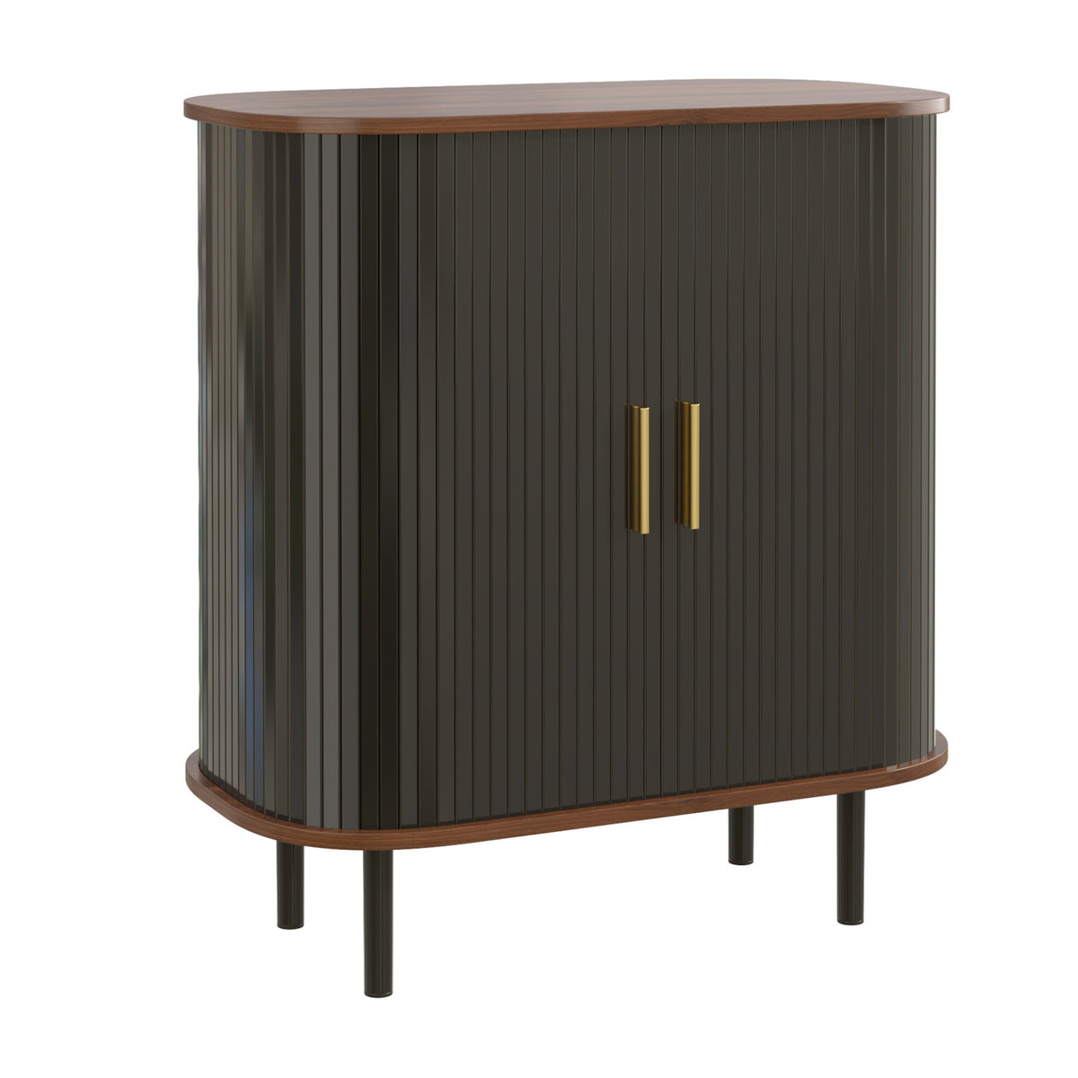 Black Wine Bar Cabinet | OROA