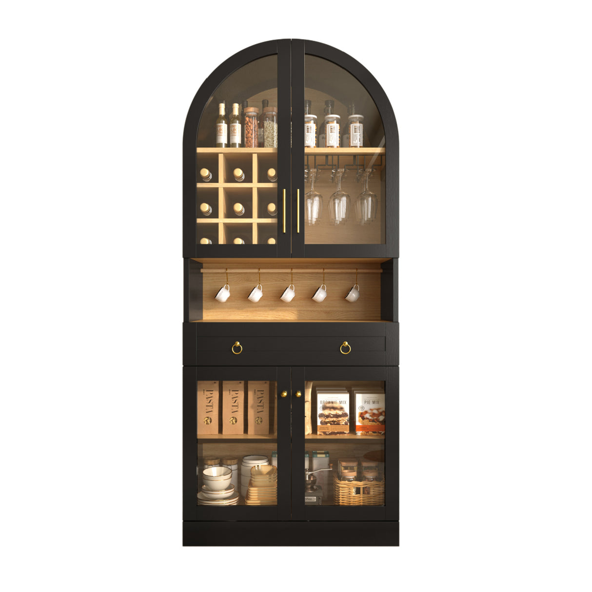 Mid-Century Coffee Bar Cabinet | OROA