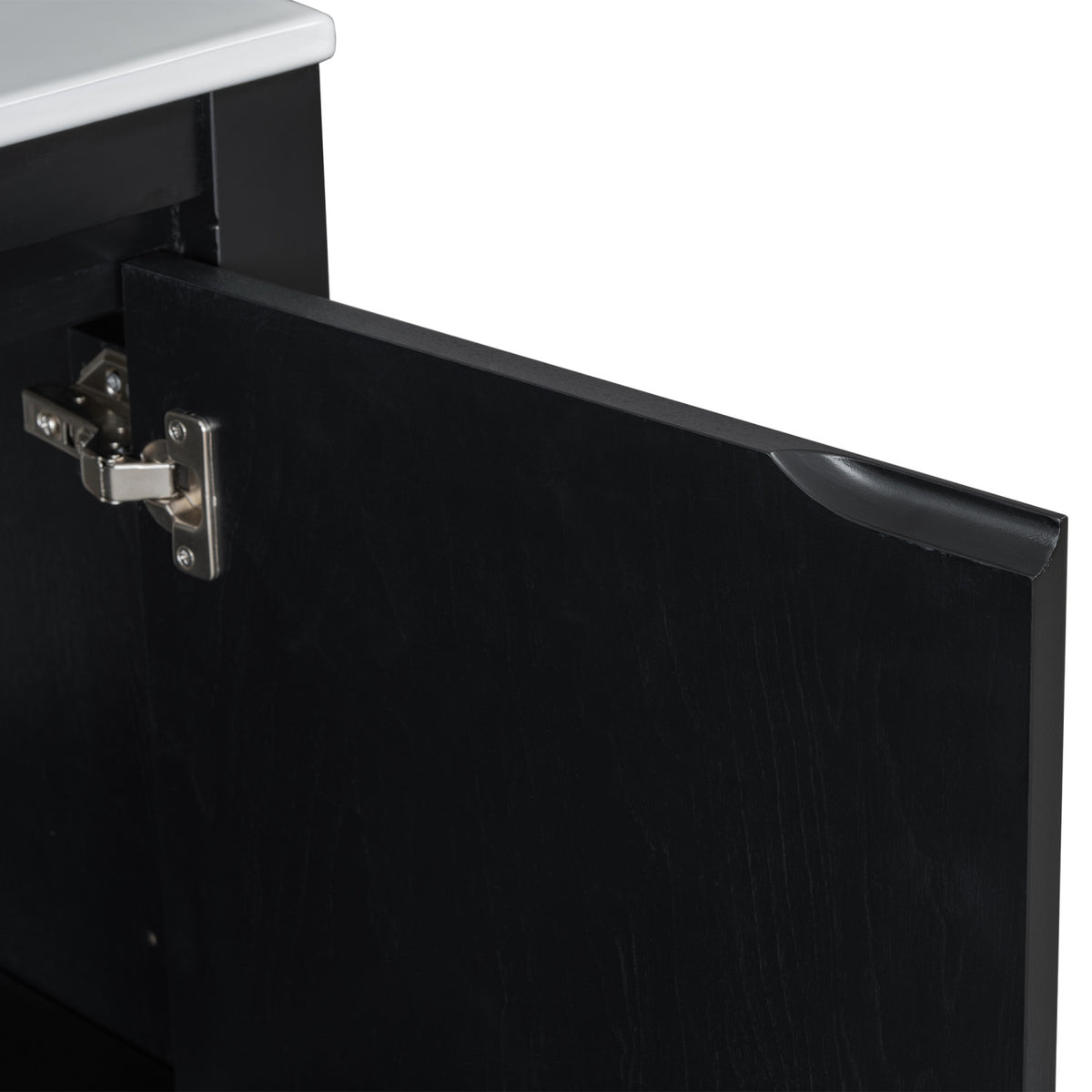 Espresso Wooden Bathroom Vanity with Ceramic Sink | OROA