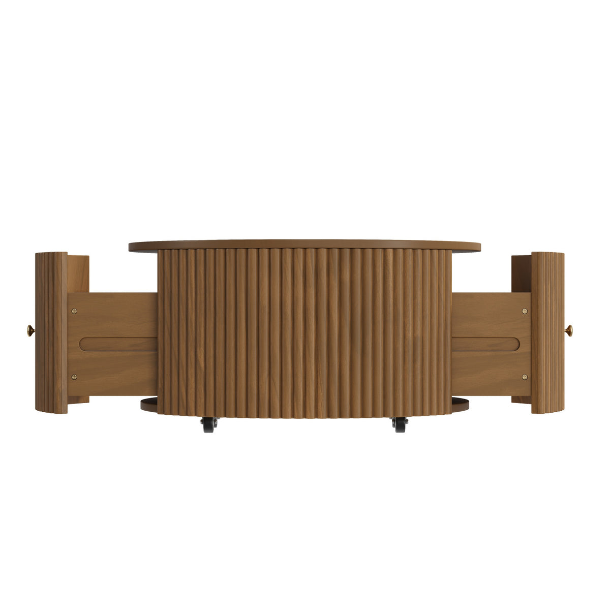 Modern European furniture - Round Fluted Drum Coffee Table -www.oroa.com