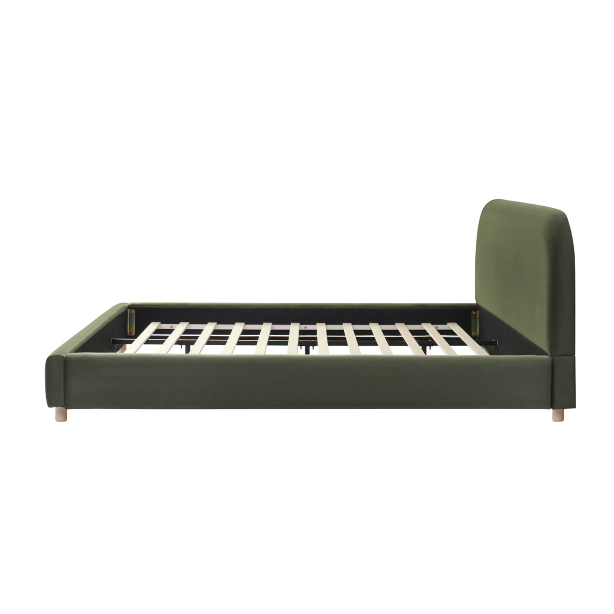 California King Size Upholstered Bed Frame | OROA