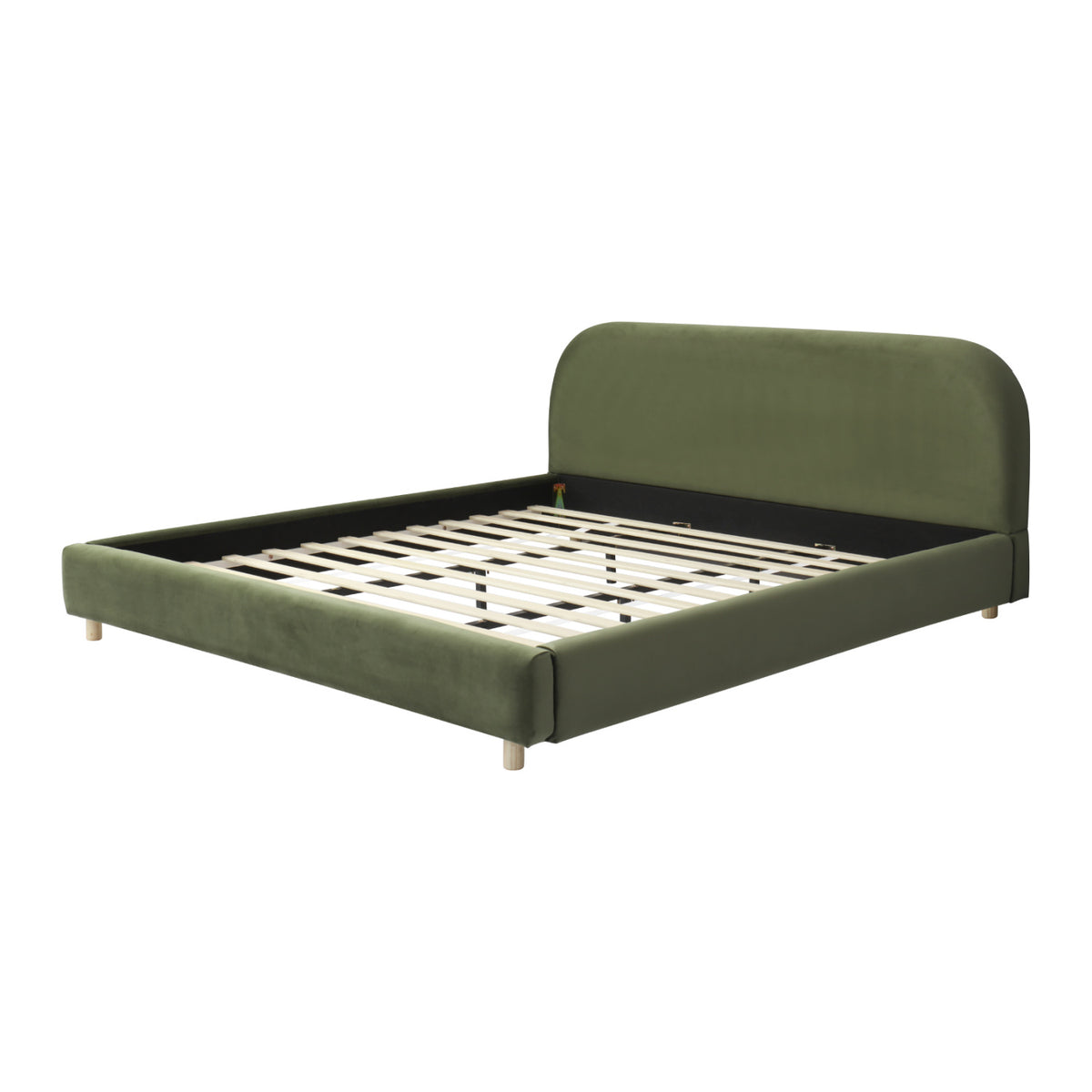 California King Size Upholstered Bed Frame | OROA